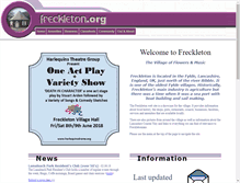 Tablet Screenshot of freckleton.org